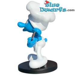 Greedy smurf spoon - Blue Resin 2024 - Set 3 - Resin smurf statue - 11 cm