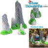 5 x willekeurig geselecteerde mini rotsformaties – Decoratieproduct voor Smurfen – Smurf niet inbegrepen