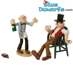 Blutch & Chesterfield in de saloon – De Blauwbloezen – Metalen Figuurtjes – 5 cm – Pixi 2022
