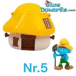 Boeren Smurf - Smurfenhuis met Verrassing - Giochi Preziosi - 2024