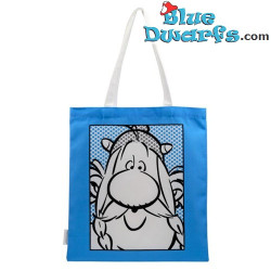 Obélix Riéndose - Bolsa de Compras Reutilizable - Astérix y Obélix - 40 x 39 cm