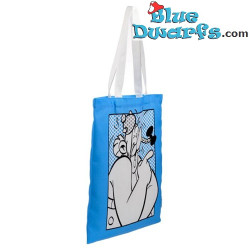 Lachender Obelix - Wiederverwendbare Einkaufstasche - Asterix & Obelix - 40 x 39 cm