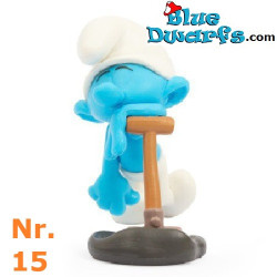 Puffo Pignore - Figurina Puffo - Giochi Preziosi - 2024 - 5,5 cm