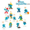 Complete playset -12 Smurf figurines - Giochi Preziosi - 2024 - 5,5cm