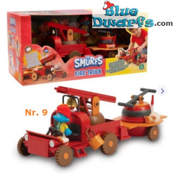 De Smurfen Brandweerwagen - Brandweer Smurfen Speelset - Giochi Preziosi - 2024