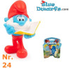 Papá Pitufo con Libro - Figura de los Pitufos en sobre - Giochi Preziosi - 5,5 cm