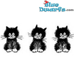 L’Alignement (extra) – Figurine Chat Dubout – Parastone – 4 cm