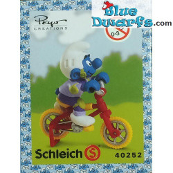 40252: Puffo con Bicicletta (Super Puffo *PEYO CREATIONS* /Mint in box)