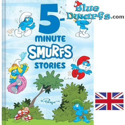 Het Smurfenboek - 5-Minuten voorlees Smurfenverhalen - Engelse Taal - Harde Kaft - 192 Pagina’s