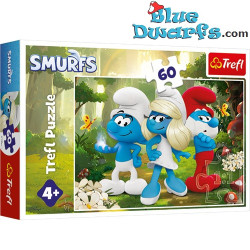 De Smurfen Puzzel - Het Betoverende Bos - 60 Stukjes