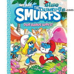 Die Schlümpfe Buch - Wir sind die Schlümpfe: Unsere Mutigen Wege! - Englische Sprache - Hardcover - 112 Seiten