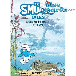 De Smurfen stripboek - De Smurfenverhalen Deel 12: De Smurfen en de Draak van het Meer - Engelstalig - Harde Kaft - 160 pagina's