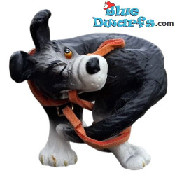 Vai e basta! – Cane che mastica un guinzaglio – Statuetta cane Rufus – Parastone – 6 cm