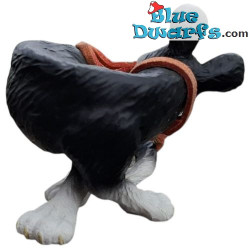 Just go! – Dog Chewing on Leash - Rufus Dog Figurine – Parastone – 6 cm