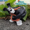 Einfach los! – Hund kaut auf einer Leine – Rufus Hundefigur – Parastone – 6 cm