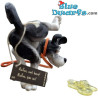 Nicht hier! – Hund beim Gassigehen – Rufus Hundefigur – Parastone – 10 cm