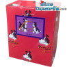 My hero! – Dogs with a stick and a leash in their mouths - Rufus Dog Figurine – Parastone – 9 cm