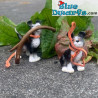 Mein Held! – Hunde mit einem Stock und einer Leine im Maul – Rufus Hundefigur – Parastone – 9 cm