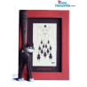 Cornice Portafoto "Il Terzo Occhio" - Statuetta Gatto Dubout - Parastone - 18 cm