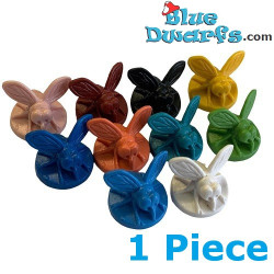 1x Mini Mosca Selezionata a Caso – Bullyland – I Puffi – Colori Diversi – 2 cm