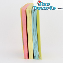 Notebook smurfette with butterfly (8.5 x 8.5 cm)