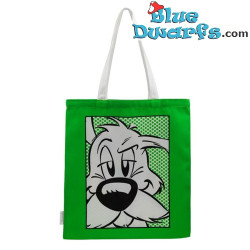 Idefix with a bone - Reusable Tote Shopping Bag - Asterix & Obelix - 40 x 39 cm