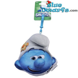 Vanity Smurf - Smurf head with keyhook - 12cm