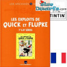 Les Archives Tintin Atlas – Les Exploits de Quick et Flupke 7/8 – Libro de Tintín – Edición francesa – Tapa dura – 109 páginas
