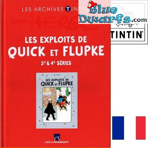 Los Archivos Tintín Atlas – Las Hazañas de Quick y Flupke 3/4 – Libro de Tintín – Edición francesa – Tapa dura – 109 páginas