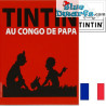 Tintin au Congo de Papa – Tintin Book – French Edition – Hardcover – 67 pages