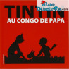 Tintin au Congo de Papa – Libro de Tintín – Edición Francesa – Tapa dura – 67 páginas