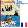 L'ile Noire - Libro de Tintín - Edición en francés - Tapa dura - 64 páginas