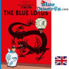 The Adventures of Tintin T5 - The Blue Lotus - Tintin book - Hard Cover - English Edition - 144 pages