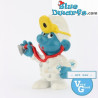 20037: Docteur Schtroumpf - stéthoscope jaune - Schleich - 5,5cm - Très bon état
