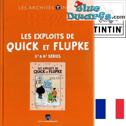Les Archives Tintin Atlas – Les Exploits de Quick et Flupke 5/6– Libro de Tintín – Edición francesa – Tapa dura – 117 páginas
