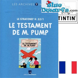 Les Archives Tintin Atlas – Le Testament de M. Pump – Tim-und-Struppi-Buch – Französische Ausgabe – Hardcover