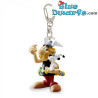 Asterix con Idefix - Miniatura portachiavi - Asterix Obelix Plastoy - 9 cm