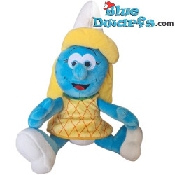 Puffetta con vestito all’ananas - Puffi peluche - 23 cm