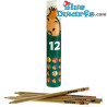 Tubo verde con 12 matite colorate Tintin – Tintinimaginatio – 3,5 x 20 cm