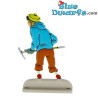 Tim in Tibet – Geprägte Metallfigur von Tim – Tintinimaginatio – 4 x 5,5 cm