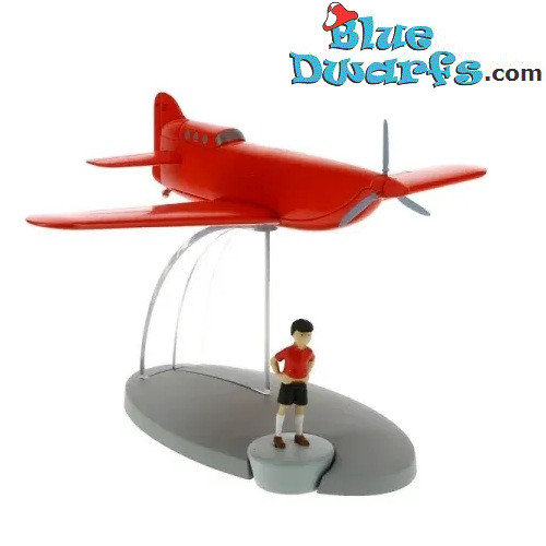 Lo Stratonef H-22 – Figurina Tintin – Aereo Nº26 – Tintinimaginatio – 12 x 16 x 9 cm