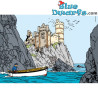 Puzzle Tintin – Tintin en bateau approchant de l’Île Noire – Poster inclus – Tintinimaginatio – 500 pièces