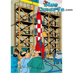 Tim und Struppi Puzzle – Die XFLR6 Mondrakete – Mit Poster – Tintinimaginatio – 1000 Teile