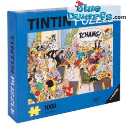 Puzzle Tintin – Tchang! Tintin au Tibet – Poster inclus – Tintinimaginatio – 1000 pièces
