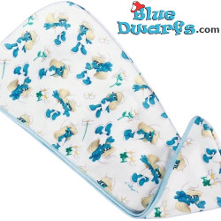 Smurfin haardoek - Absorberend en sneldrogend - Smurfen filmmerchandise - 65 cm