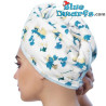 Serviette pour cheveux Schtroumpfette - Absorbante et à séchage rapide - Produit dérivé du film Les Schtroumpfs - 65 cm