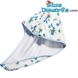 Smurfette Hair Towel - Absorbent and Quick Drying - Smurf Movie Merchandise - 65 cm