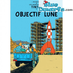 Objectif Lune – Affiche Tintin – Tintinimaginatio – 50 x 70 cm