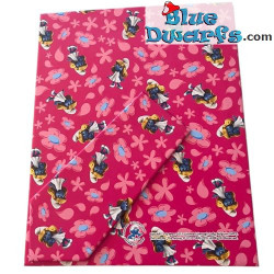Smurfin met bloemen - De Smurfen fotolijst - Roze - 16 x 19 cm
