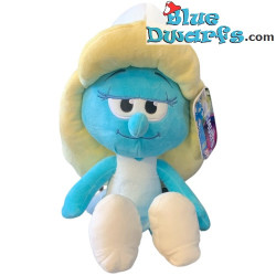 Pitufina – Juguete de peluche Pitufos – Merchandising de la película Los Pitufos – Giochi Preziosi – 42 cm